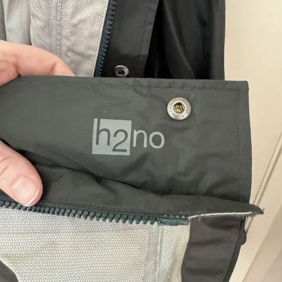 Patagonia Torrentshell Rain Jacket H2No Waterproof Hood Full Zip Grey Mens LRG - Picture 10 of 13